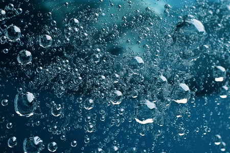 close up of blue water texture abstract background and wallpaper.