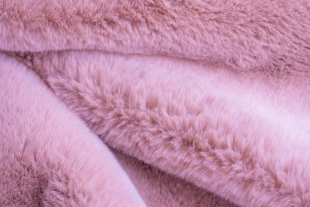 pink fur background,fluffy powdery carpet.の写真素材