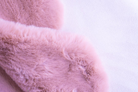 pink fur background,fluffy powdery carpet.の写真素材
