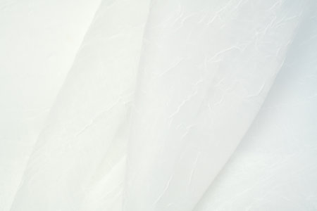 white fabric background copy space.の写真素材