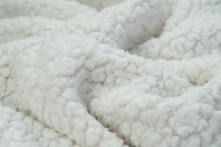 white fabric background copy space.の写真素材
