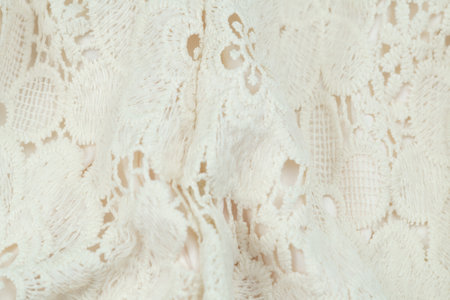 white fabric background copy space.の写真素材