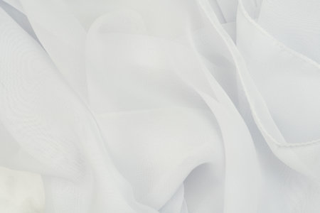 white fabric background copy space.の写真素材