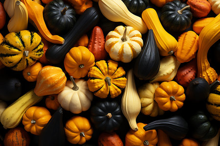 orange pumpkins on the farm.の素材