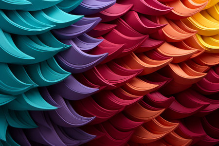 abstract latter pattern in hispanic colors,Hispanic Heritage Month celebration concept.の素材