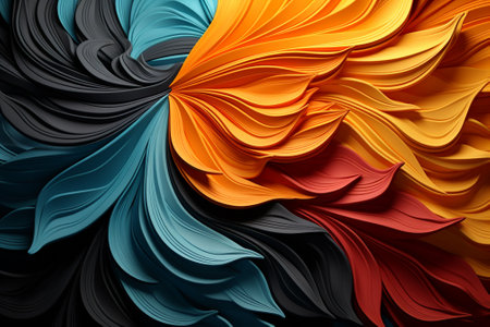 abstract latter pattern in hispanic colors,Hispanic Heritage Month celebration concept.の素材