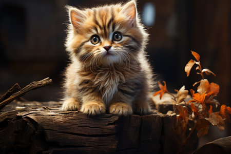 cute adorable fluffy cat,home pet.の素材