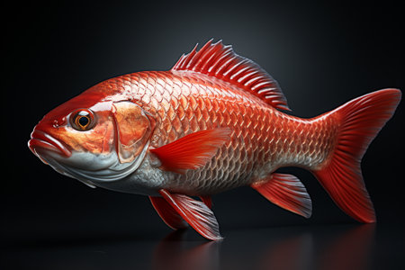 lots of fresh ocean red fish,seafoodの素材