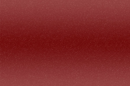 red Christmas background with snow ,festive backdrop for greeting cards.の写真素材