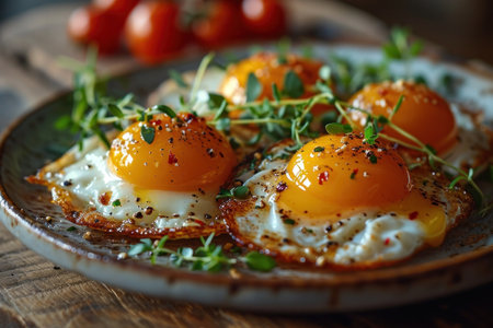 eggs and chicken on the farm.の素材