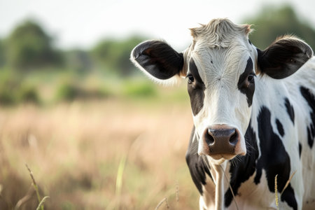 cows on the farm, milk industry.の素材