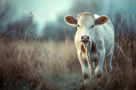 cows on the farm, milk industry.の素材