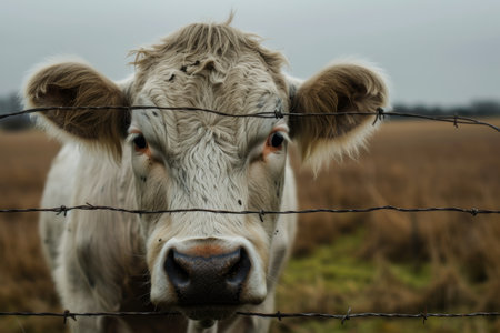 cows on the farm, milk industry.の素材