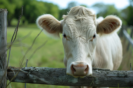 cows on the farm, milk industry.の素材