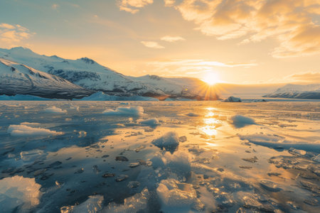 spring weather, global warming concept.の素材