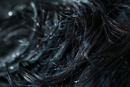 human hair structure, snapshot aesthetic,keratinの素材
