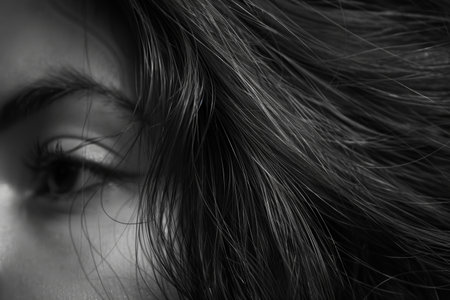 human hair structure, snapshot aesthetic,keratinの素材