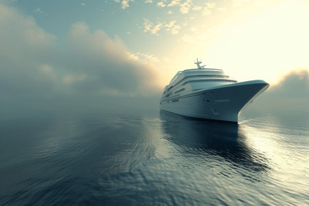 cruise liner ,sea cruise concept.の素材