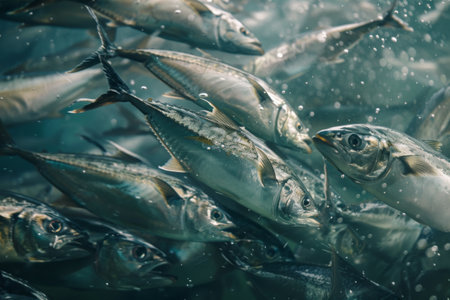 fish industry concept ,seafood for markets and restaurants.の素材