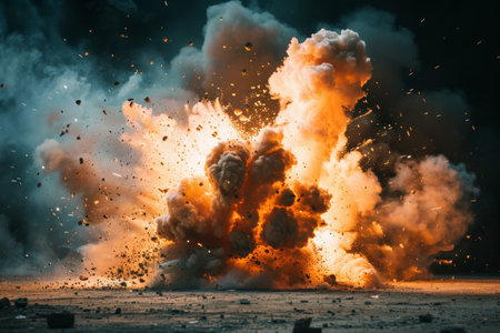 large fire explosion concept, background.の素材