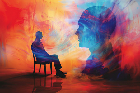 psycological consultation ,mind therapy concept.の素材