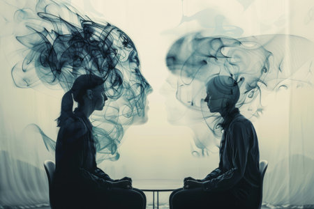 psycological consultation ,mind therapy concept.の素材