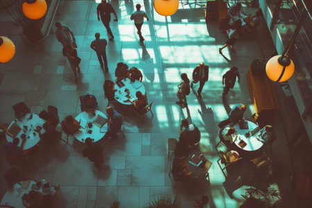 Connecting people worldwide, networking bridges gaps, fosters collaboration, and facilitates growthの素材