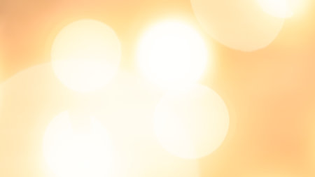 golden blurred bokeh background, festive backdrop.の写真素材