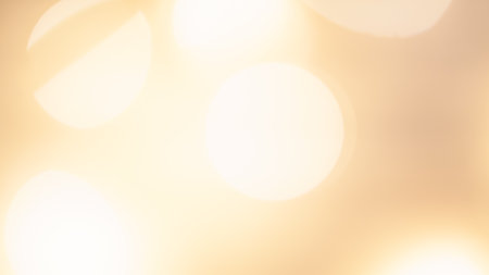 golden blurred bokeh background, festive backdrop.の写真素材