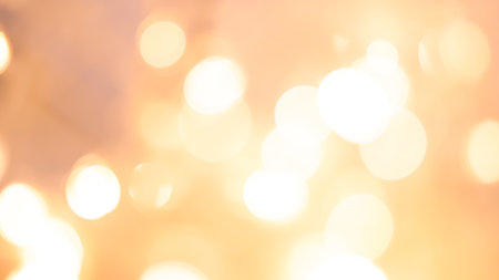golden blurred bokeh background, festive backdrop.の写真素材