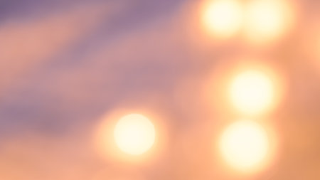 golden blurred bokeh background, festive backdrop.の写真素材