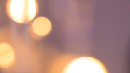 golden blurred bokeh background, festive backdrop.の写真素材