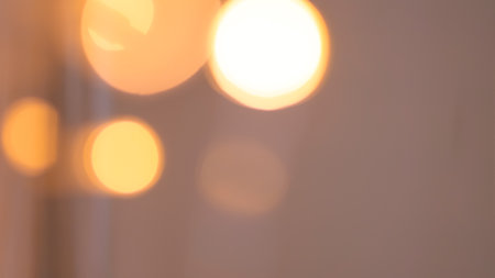 golden blurred bokeh background, festive backdrop.の写真素材