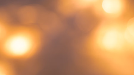 golden blurred bokeh background, festive backdrop.の写真素材
