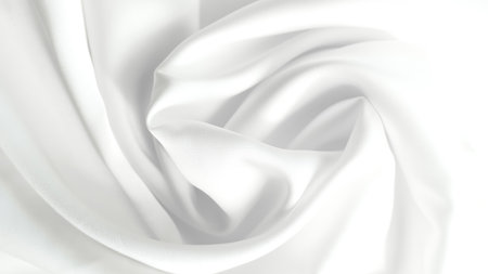white silk fabric background copy space..の写真素材