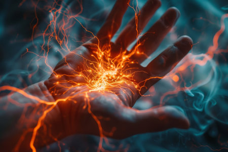 human's mental positive energy concept.の素材