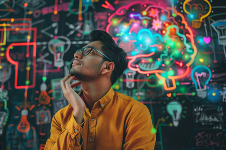 intelligence trainer concept, brain development.の素材