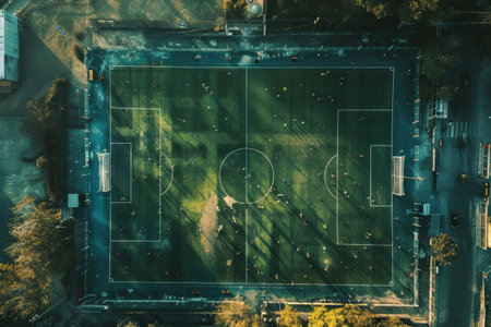 football match concept,sport game activity.の素材