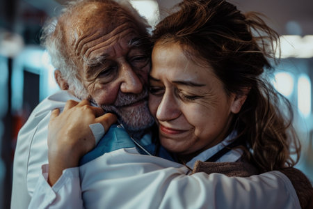 Concept of sympathy, conveying compassion and understanding, essential human emotionの素材