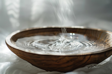 Orthodox holy water, essential in rituals symbolizing purification and divine grace.の素材