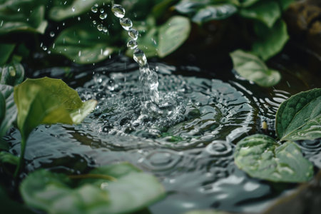 Orthodox holy water, used in spiritual rituals, symbolizing divine protection and purityの素材