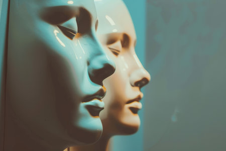 psy concept,symbolizing control over thoughts and purposeの素材