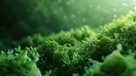 Spirulina powder provides a natural source of nutrition, perfect for boosting vitalityの素材