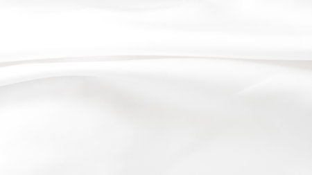 White silk folds in clean composition for high end product visual concepts.の写真素材