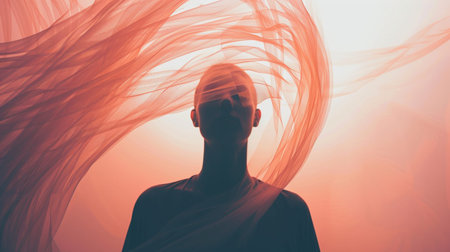 Thinking skills and awareness concept in the context of brain function.の素材