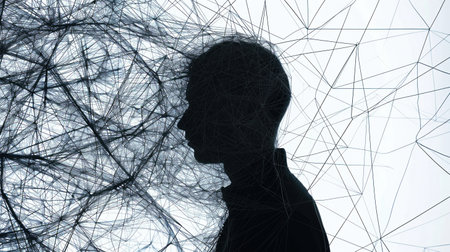 Concept of mental control and awareness of personal thinking processes.の素材