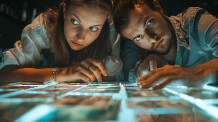 Game night with financial theme helping people build money awareness.の素材