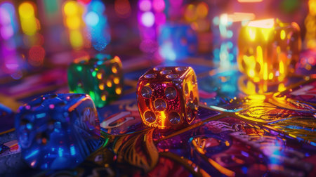 Young adults playing financial strategy game in relaxed atmosphere.の素材