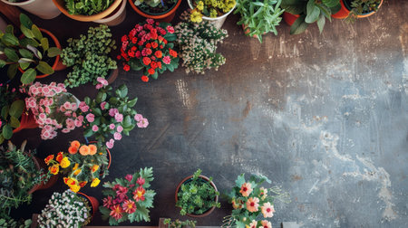 Dreamy bokeh of a cozy flower boutique with soft lighting and bloomsの素材