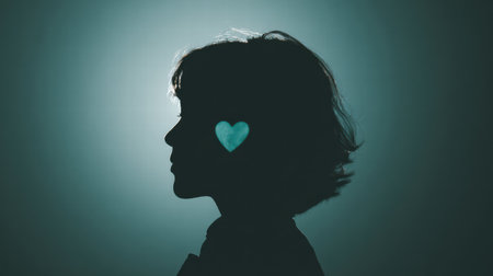 Minimal concept promoting mental health and psychological age balance awarenessの素材